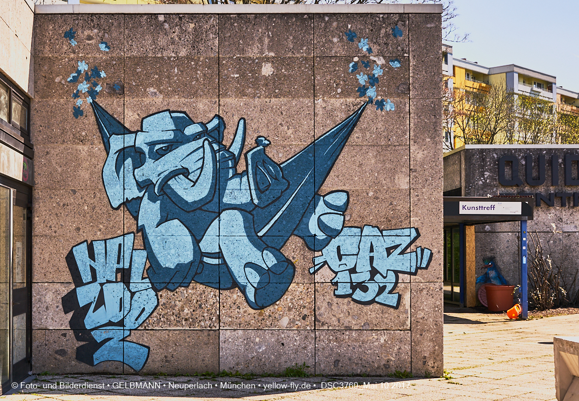 21.03.2017 - Abrissbaustelle Quiddezentrum in Neuperlach